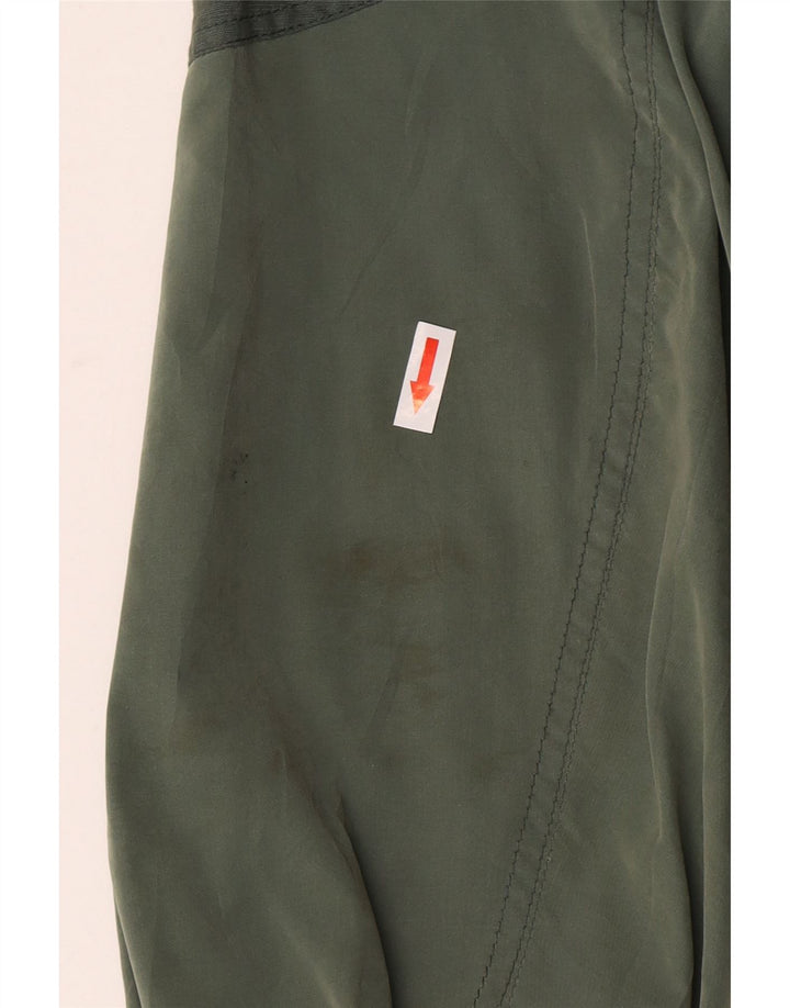 vintage Mens Bomber Jacket UK 40 Grand Colorblock Vert