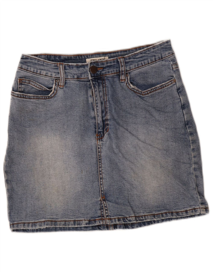 Billabong Jupe en Jean Femme W30 Coton Bleu Moyen