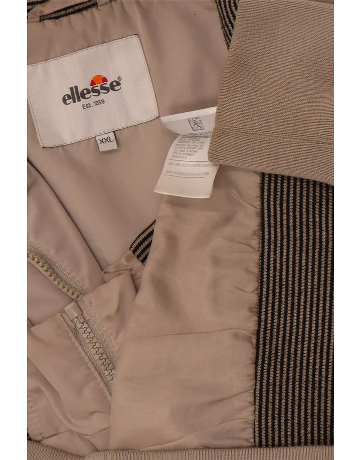 Ellesse Veste Bomber Femme UK 20 2XL Gris Polyester
