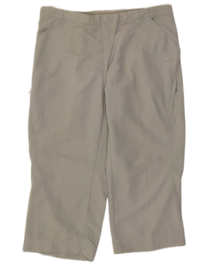 ADIDAS Pantalon de survêtement Capri pour femme UK 44 Vert moyen Polyamide Sports