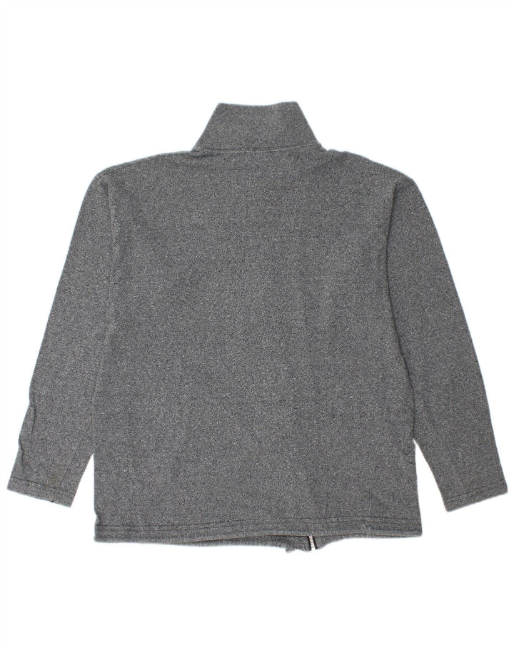 Champion Veste de survêtement pour femme UK 14 Gris moyen en coton moucheté