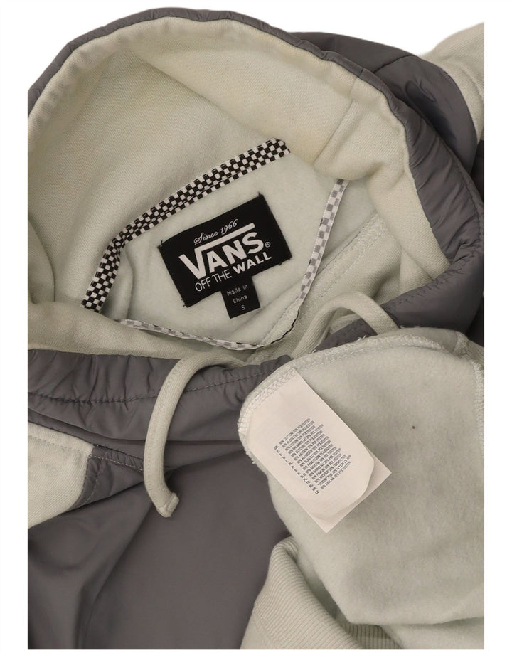 VANS Sweat-shirt pour femme UK 10 Petit coton color block blanc