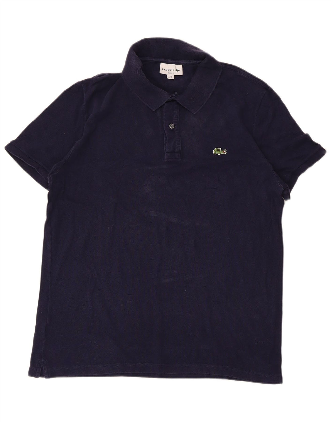 LACOSTE Polo Slim Fit Homme Taille 6 XL Bleu Marine Coton