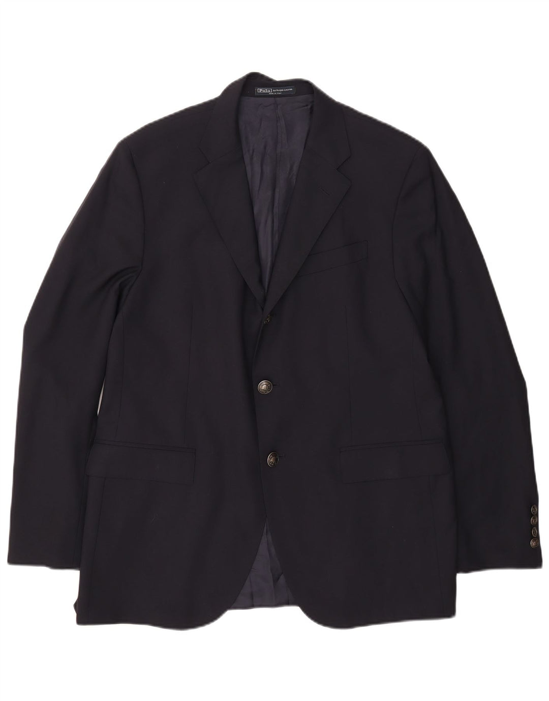Polo Ralph Lauren Veste Blazer 2 Boutons Homme IT 54 XL Bleu Marine Laine