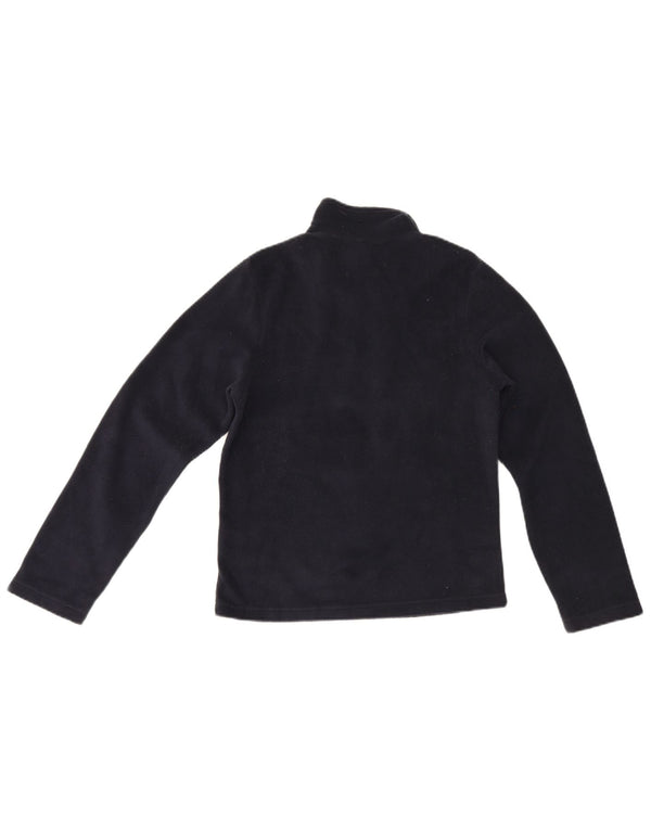 Kappa Pull polaire à col zippé pour femme UK 12 Bleu marine moyen Polyester