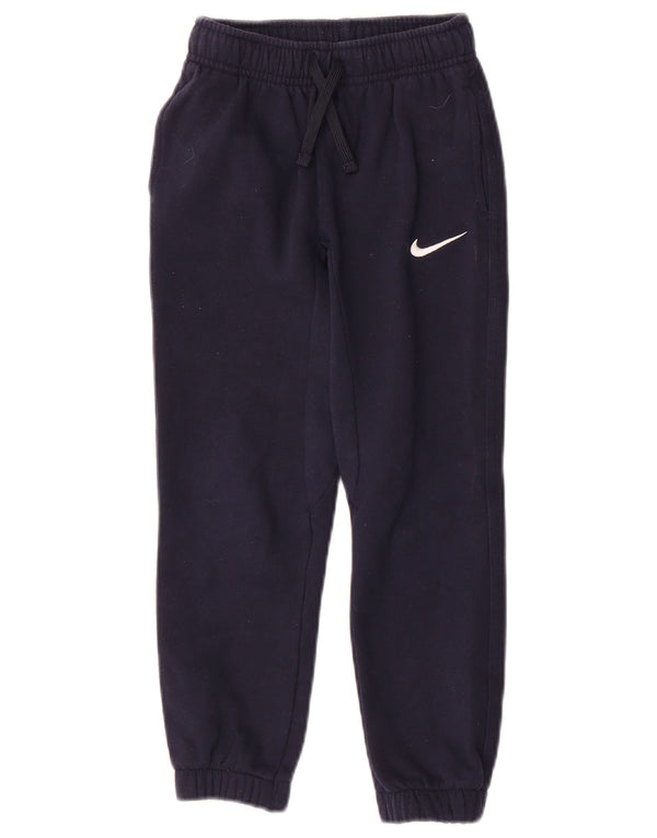 Nike Pantalon de survêtement pour garçon 6-7 ans Bleu marine Taille L