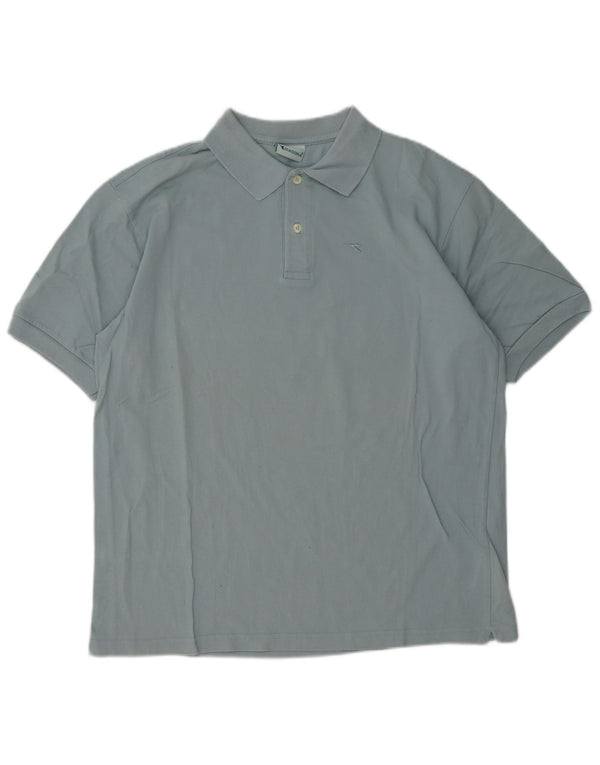 Diadora Polo Homme Grand Bleu Coton
