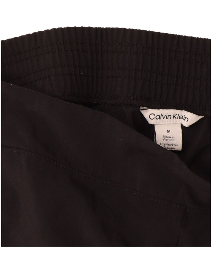 Calvin Klein Pantalon de survêtement pour femme Joggers UK 14 Medium Noir Polyester