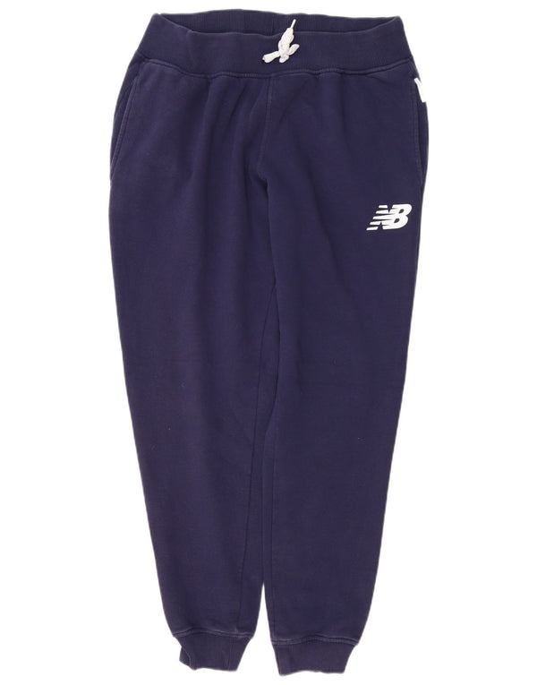 New Balance Pantalon de survêtement pour homme Joggers Large en coton bleu marine