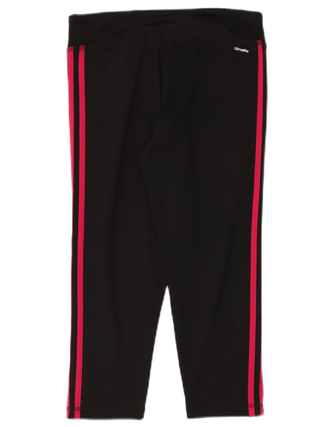 Adidas Climalite Crop Leggings UK 12/14 Noir Moyen Polyester