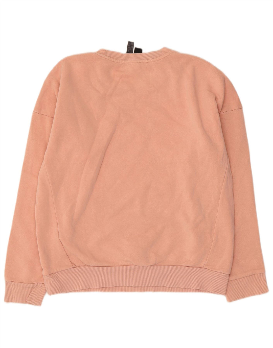 ADIDAS Sweat-shirt graphique pour femme UK 12/14 Coton rose moyen