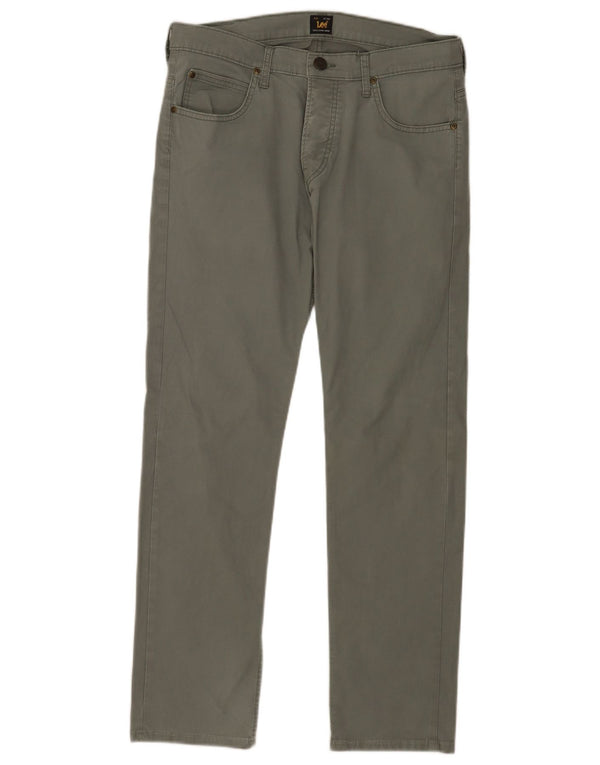 Lee Pantalon décontracté Powell Slim W33 L29 Homme Vert Coton