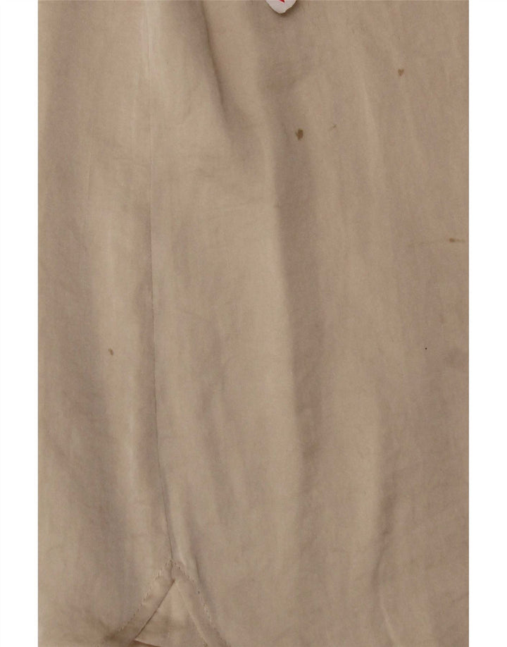 Chemise Femme Jigsaw UK 12 Polyester Beige Moyen