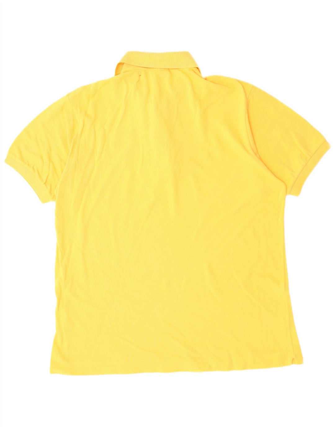 LACOSTE Polo Homme Taille 5 Grand Jaune Coton