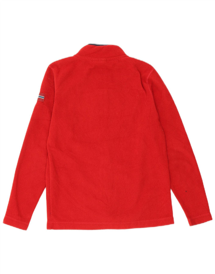 Napapijri Veste Polaire Graphique Garçon 9-10 ans Rouge Polyester