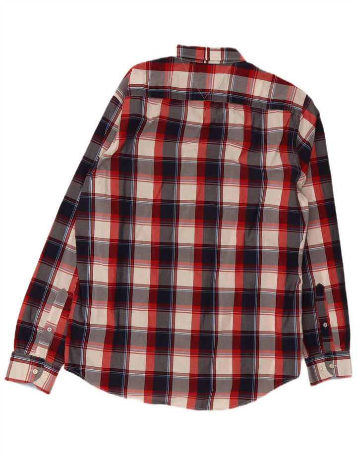 Tommy Hilfiger Chemise Regular Fit Homme Coton à Carreaux Multicolore Moyen