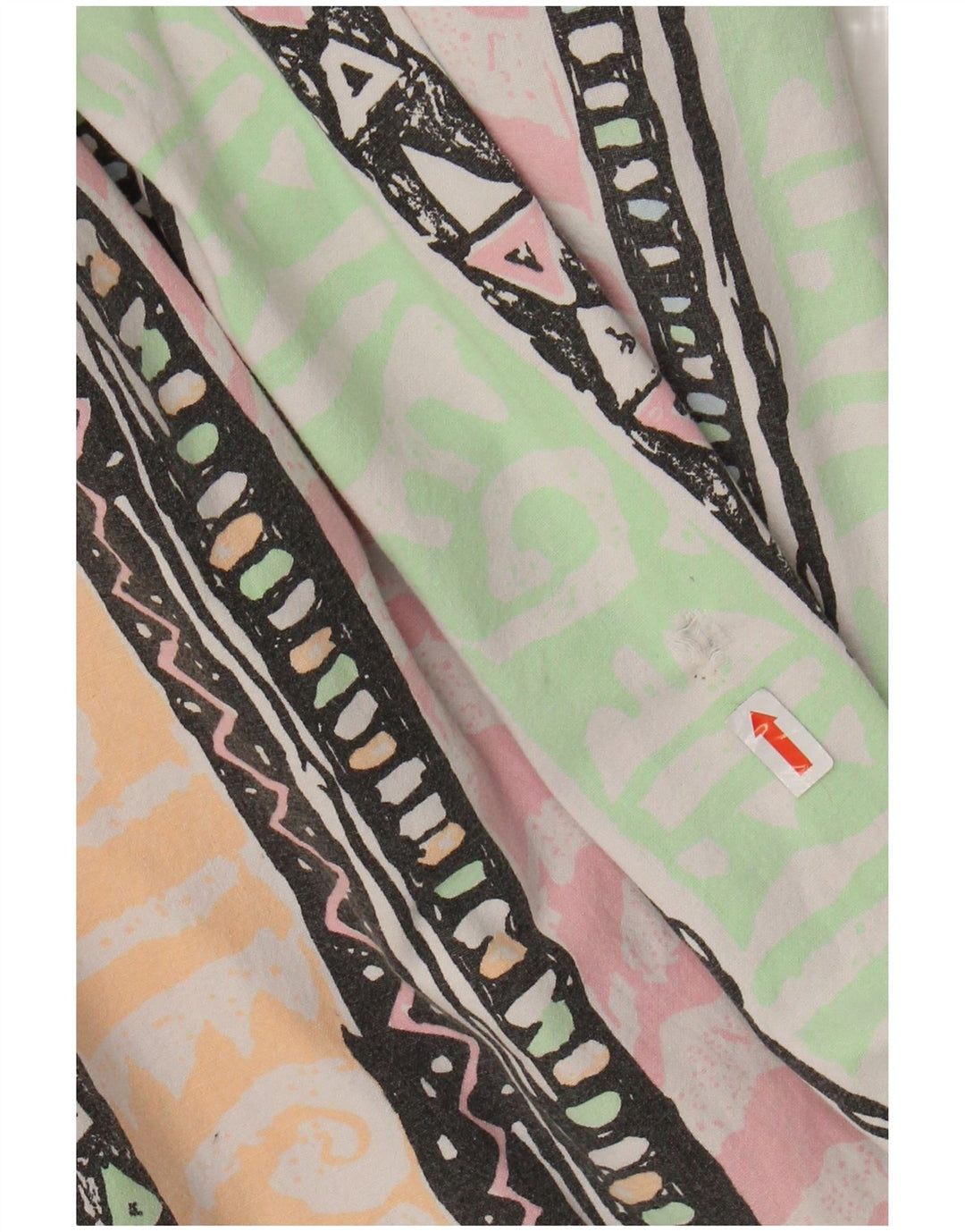 Pantalon Fuselé Taille Haute Femme Blues W34 L31 Géométrique Multicolore