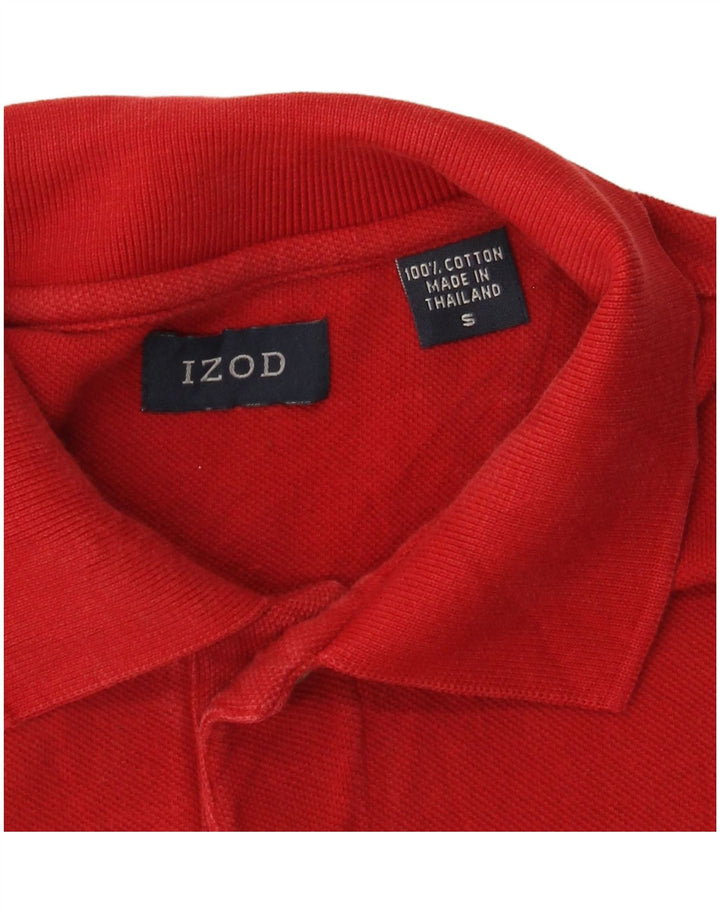IZOD Polo Homme Petit Rouge Coton