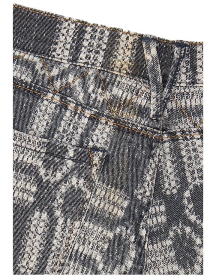 Roxy Short en jean pour femme US 7 Medium W30 Bleu géométrique
