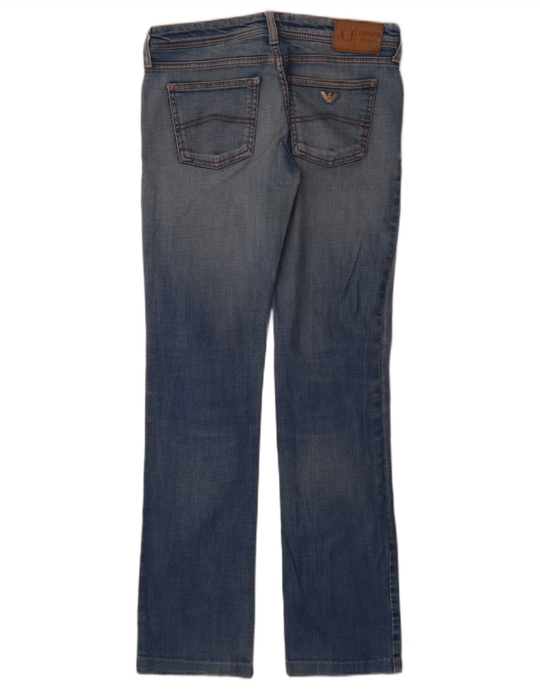 ARMANI Womens Slim Jeans W27 L30 Blue