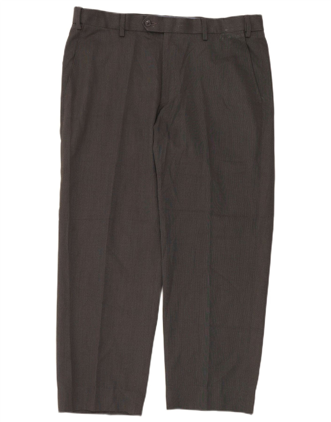 Marks & Spencer Pantalon de costume coupe classique pour homme W36 L26 Gris Polyester