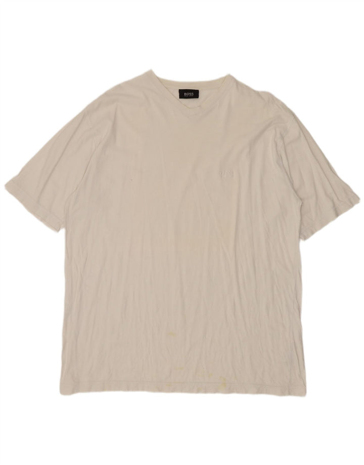 Hugo Boss T-Shirt Homme Haut XL Blanc