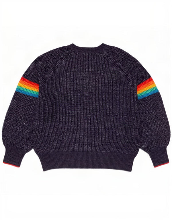 Joules Pull ras du cou pour femme UK 14 Large Bleu marine rayé