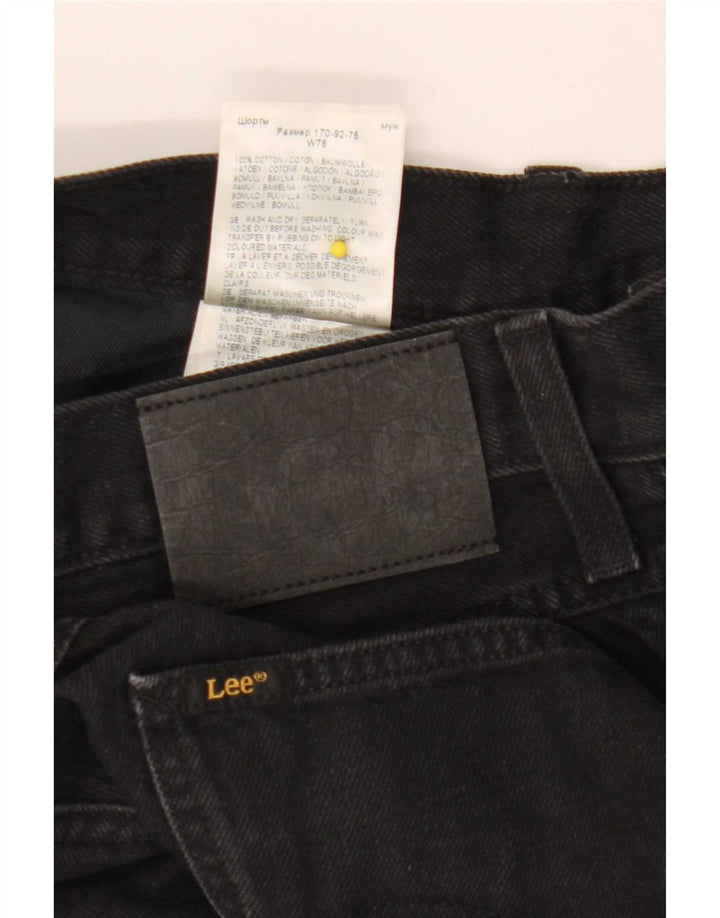 Lee Short en jean W30 pour homme en coton noir moyen