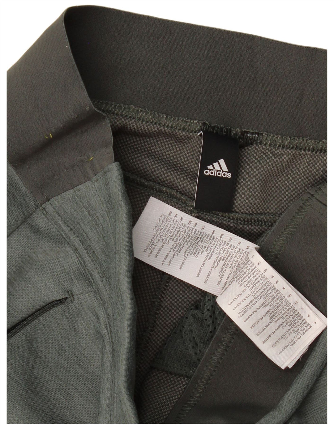 Adidas Pantalon de survêtement pour femme UK 14 Large Vert Polyester