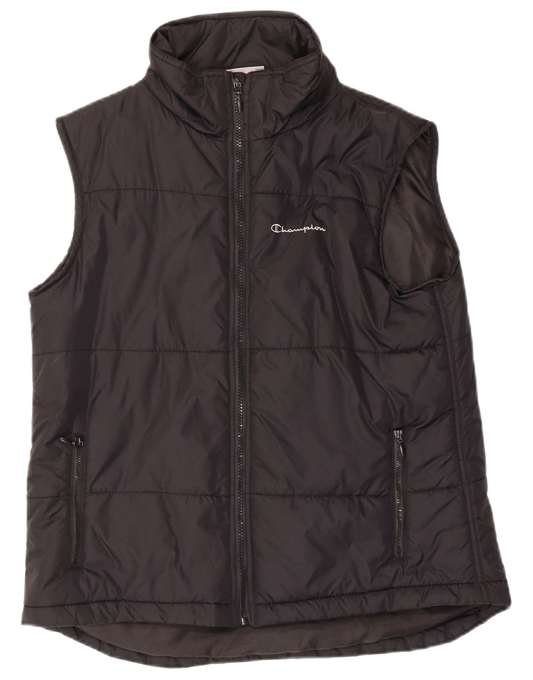 Champion Gilet Rembourré Garçon 15-16 ans Noir Nylon