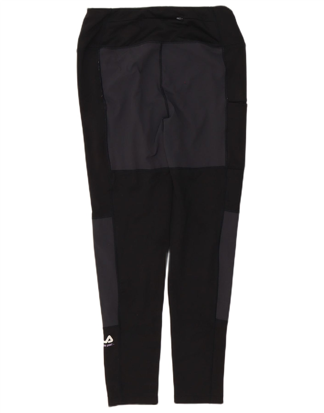 Fila Leggings Femme UK 12 Noir Moyen