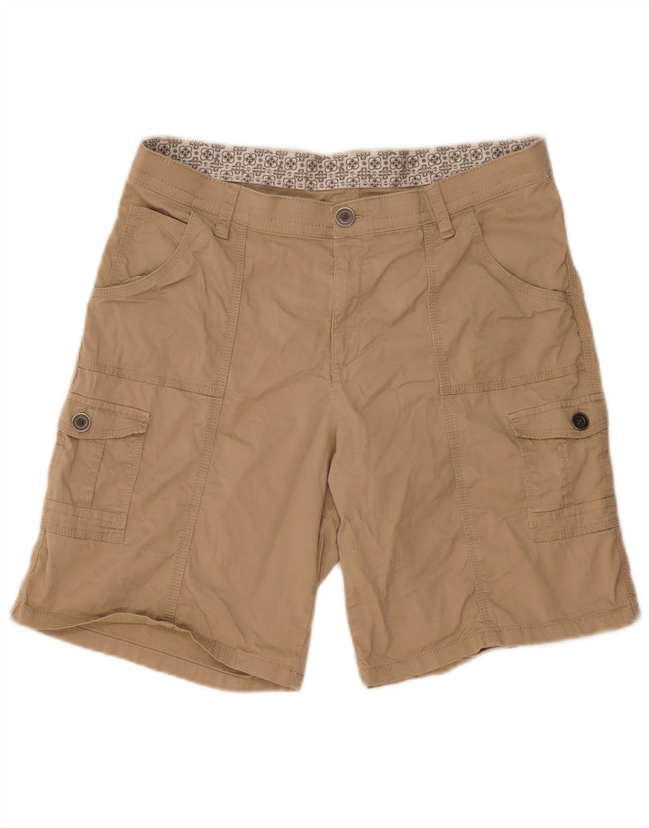 Short Cargo Femme Vintage US14 W34 Coton Kaki