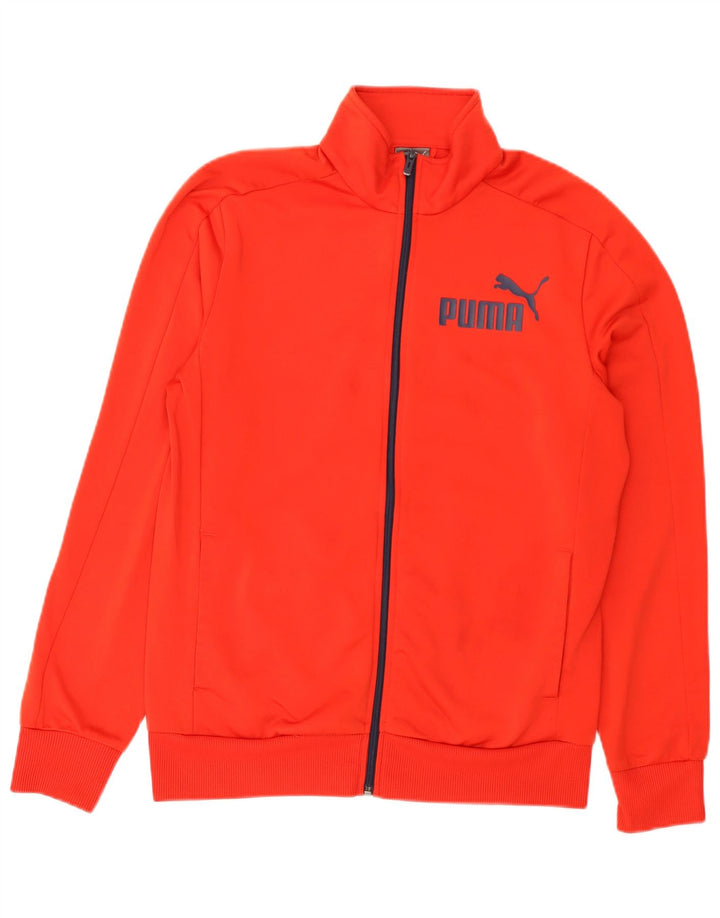 PUMA Veste de Survêtement Homme Rouge Moyen Polyester