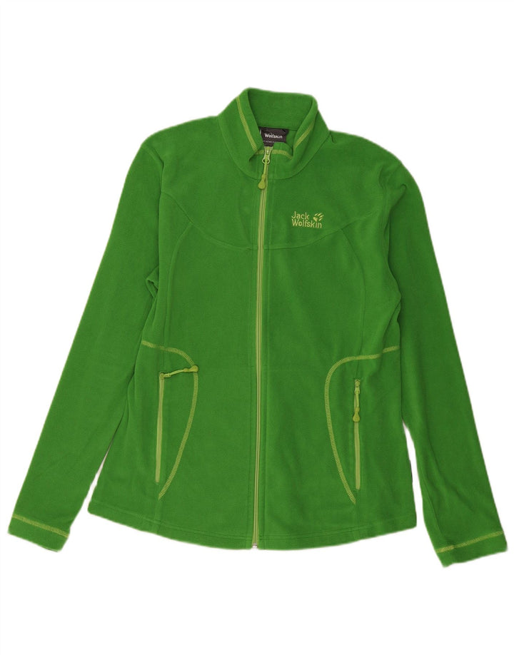 JACK WOLFSKIN Veste polaire pour femme UK 16 Large Vert