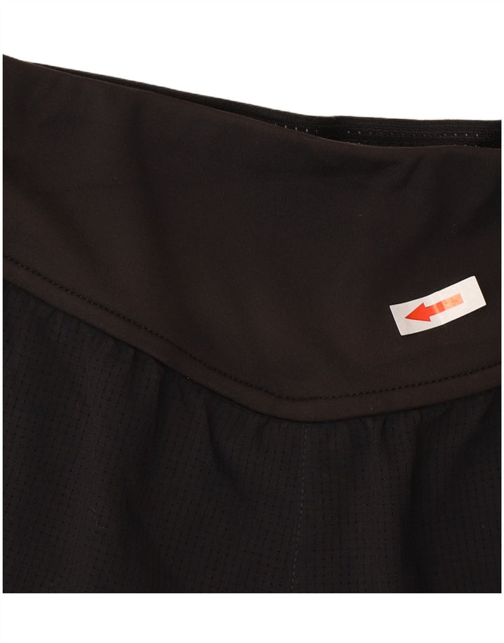 Reebok Short de sport Speedwick Femme UK 8/10 Petit Noir Polyester