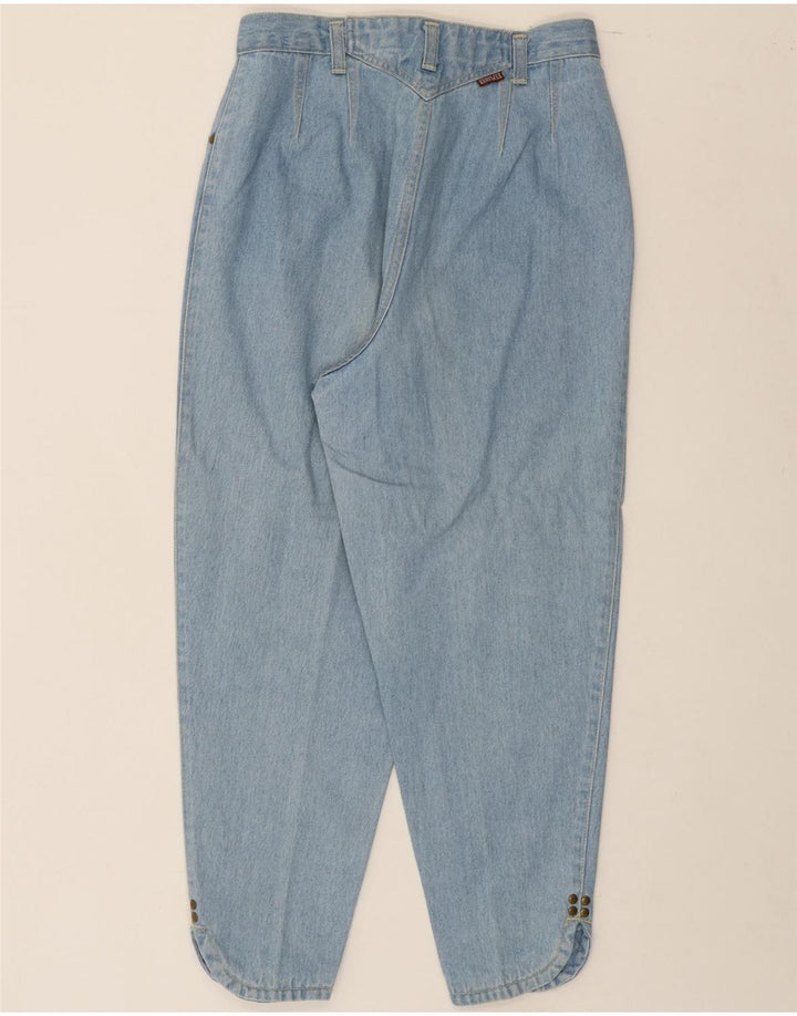 EXPLORER Womens High Rise Crop Loose Jeans IT 44 Medium W30 L26 Blue Vintage Explorer and Second-Hand Explorer from Messina Hembry 