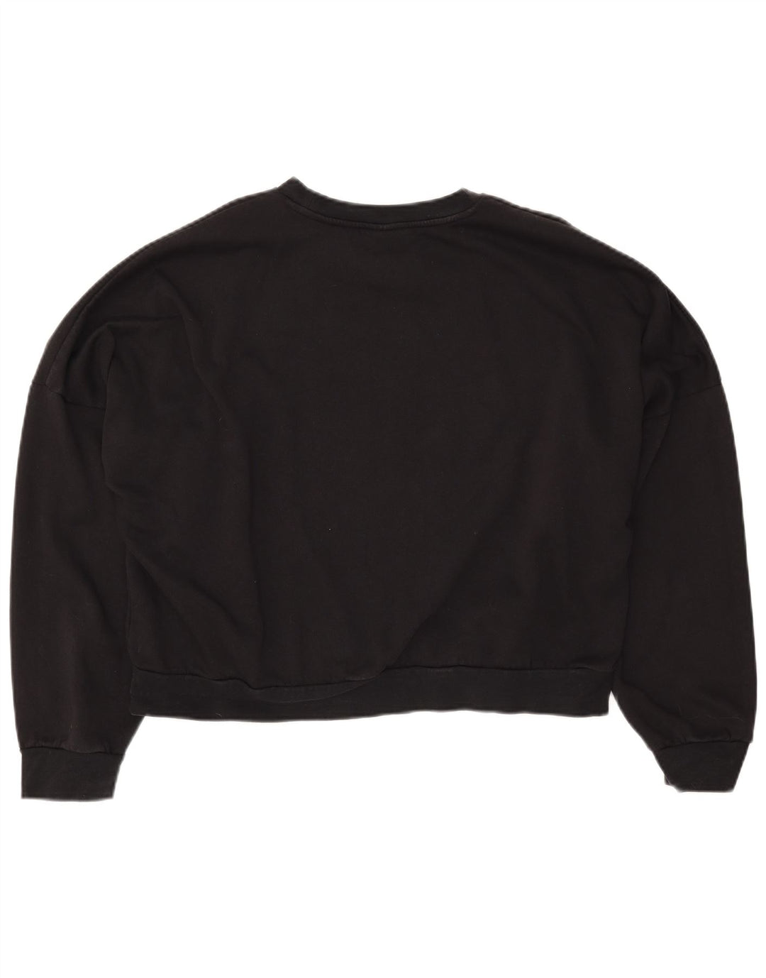 ADIDAS Sweat-shirt court surdimensionné pour femme UK 16/18 Grand coton noir