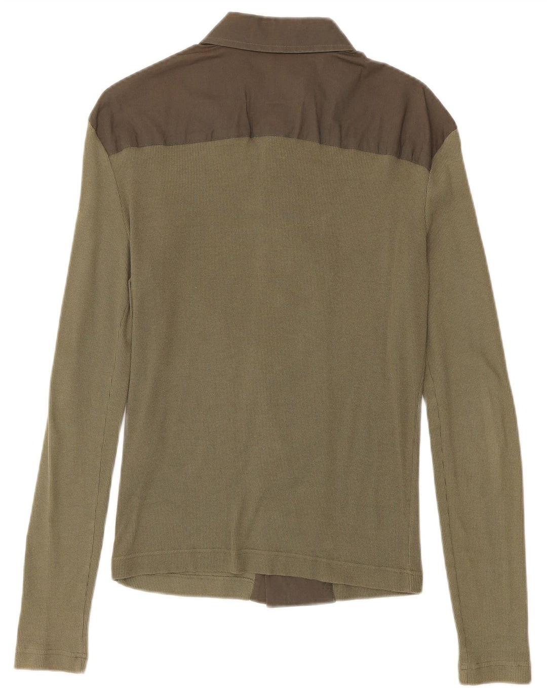 Bikkembergs Chemise Graphique Homme Kaki Moyen Colorblock Coton