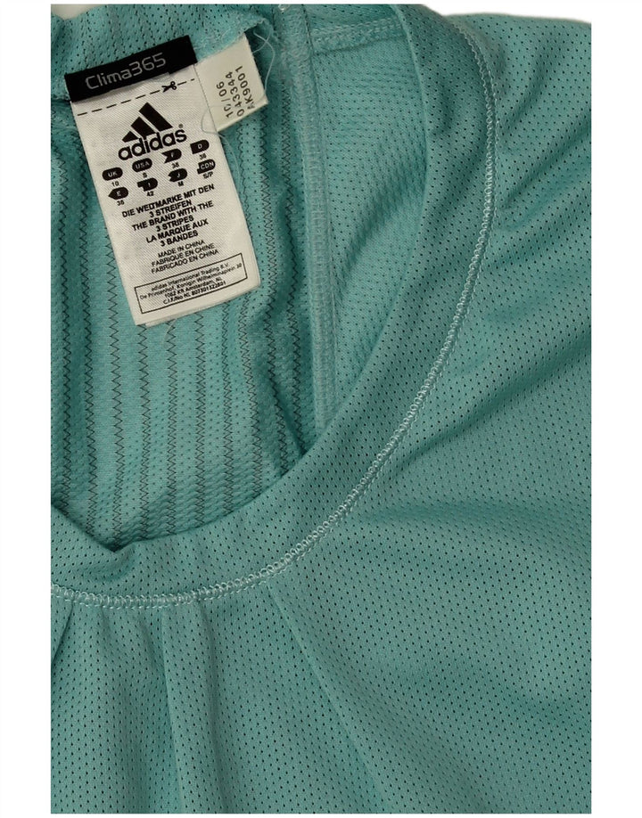 Adidas Clima 365 Débardeur pour femme UK 10 Petit Bleu Polyester