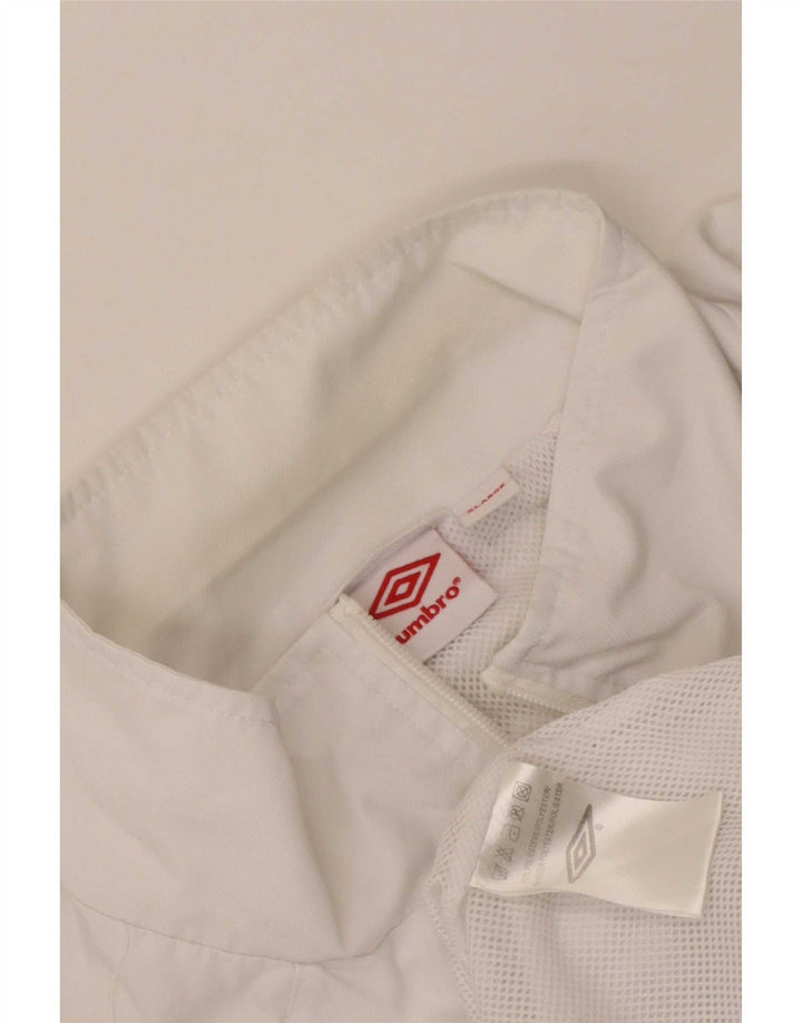 Umbro Veste de survêtement pour homme XL Blanc Colorblock Polyester Sports