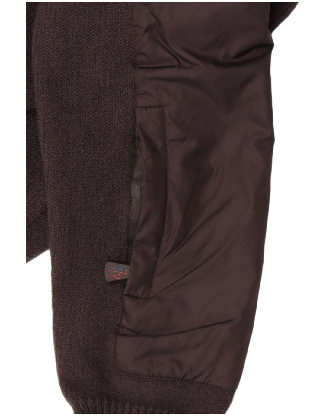 Moncler Hommes Zip Neck Jumper Pull Large Gris Laine