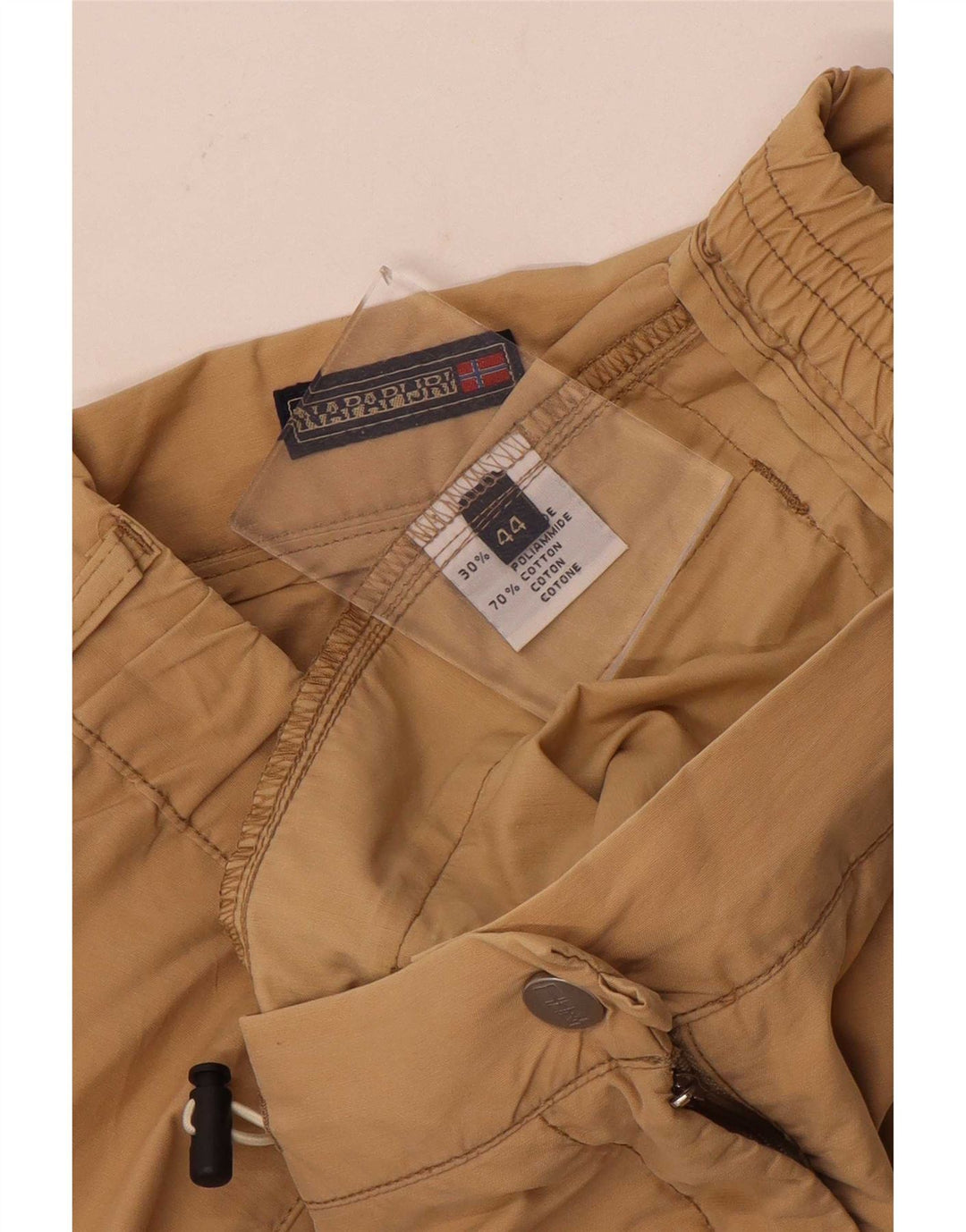 Napapijri Pantalon cargo de jogging pour femme IT 44 Medium W32 L32 Beige