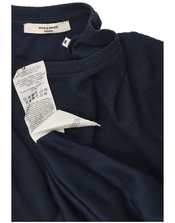 Jack & Jones T-Shirt Homme Bleu Marine Moyen à Pois Coton
