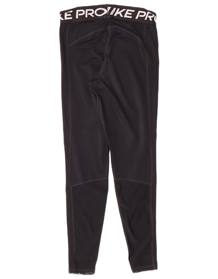 Nike Legging graphique Dri Fit pour femme UK 12 Noir moyen Polyester Sports