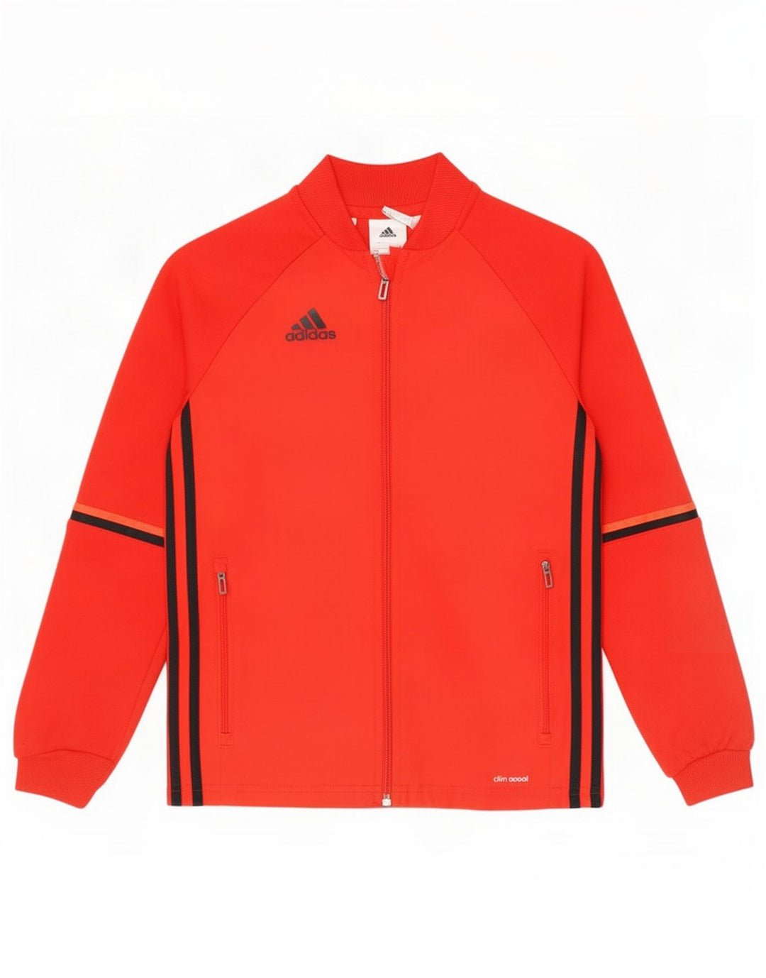Adidas Climacool Survêtement Top Veste Garçon 9-10 Ans Rouge Colorblock