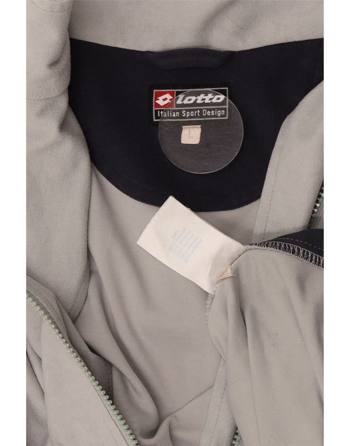 Lotto Veste de survêtement pour homme Taille L Gris Polyester