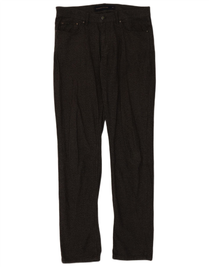 Harmont & Blaine Pantalon décontracté pour homme IT 48 Medium W34 L34 Gris à carreaux