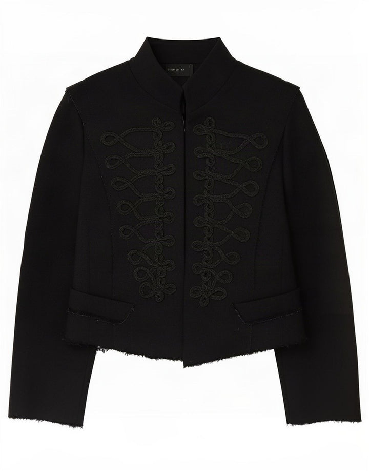 Zara Veste Boléro Femme UK 14 Large Noir