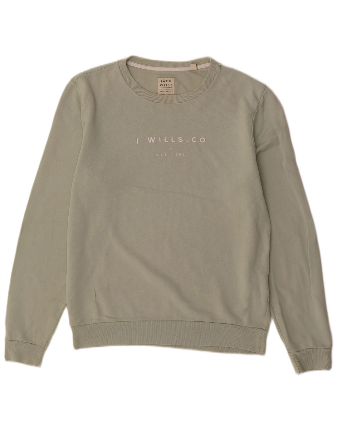 JACK WILLS Sweat-shirt graphique pour homme en coton vert petit