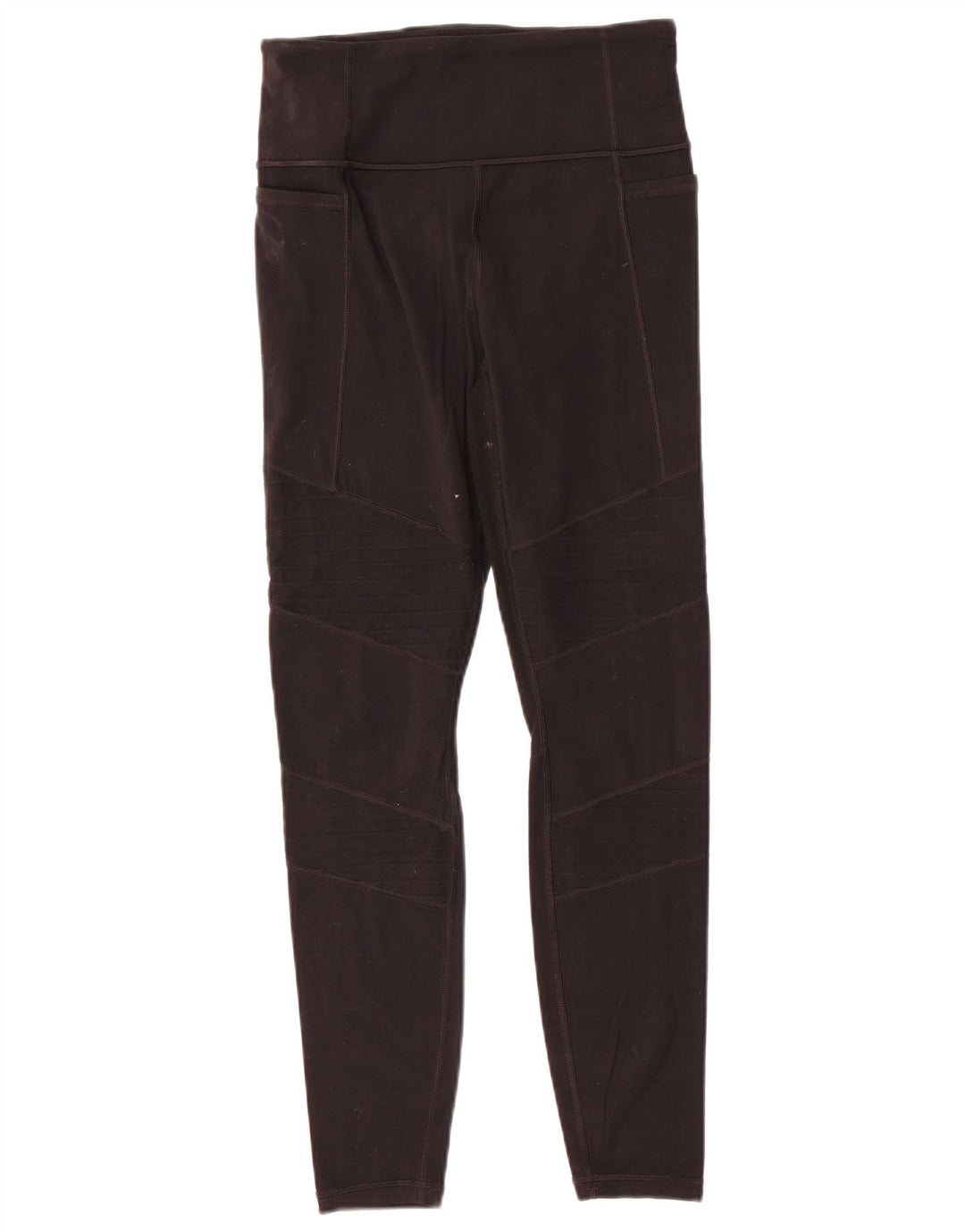 ATHLETA Leggings Femme UK 10 Petit Nylon Noir